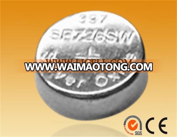 1.55V SR726 Silver Oxide Button Cell Coin Cell Battery SR726SW 397